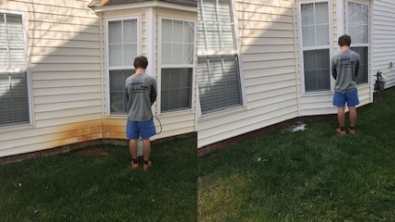 Rust removal before and after