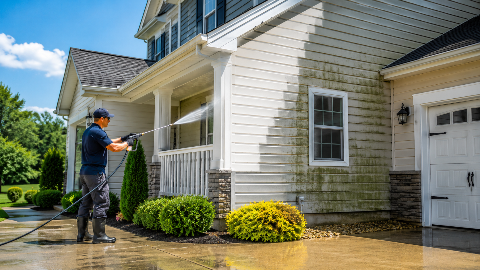 Exterior cleaning
